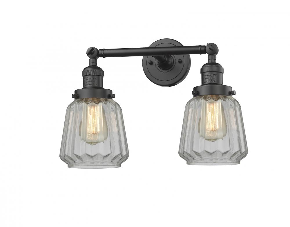 Chatham - 2 Light - 16 inch - Oil Rubbed Bronze - Adjustable Bath Vanity Light