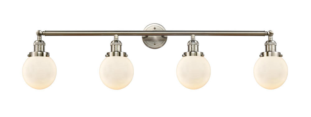 Beacon - 4 Light - 42 inch - Brushed Satin Nickel - Adjustable Bath Vanity Light