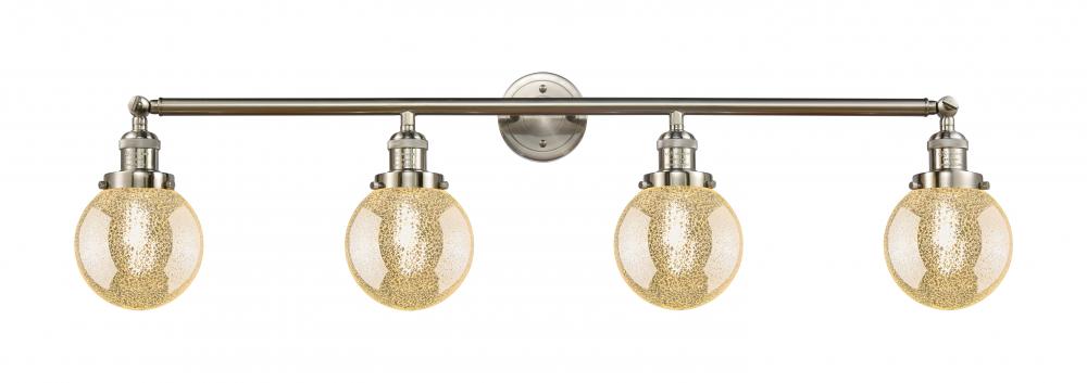 Beacon - 4 Light - 42 inch - Brushed Satin Nickel - Adjustable Bath Vanity Light