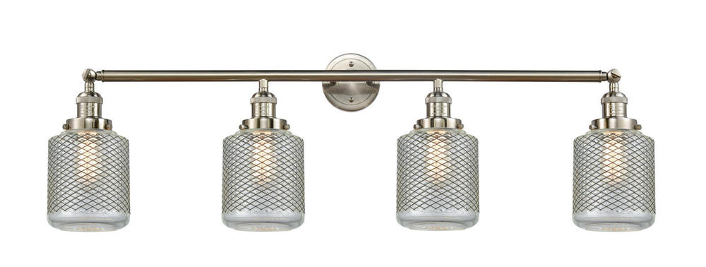 Stanton - 4 Light - 44 inch - Brushed Satin Nickel - Adjustable Bath Vanity Light