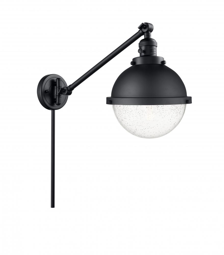 Hampden - 1 Light - 9 inch - Matte Black -Adjustable Swing Arm