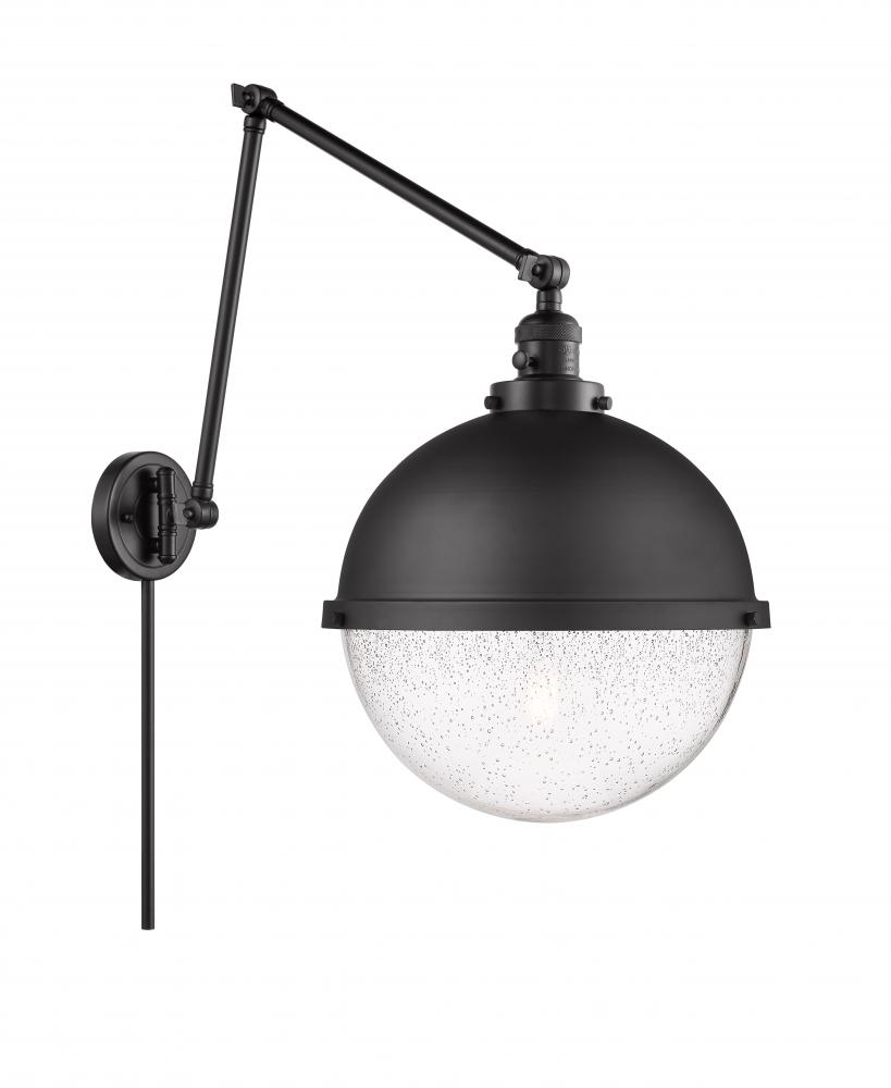 Hampden - 1 Light - 13 inch - Matte Black -Adjustable Swing Arm