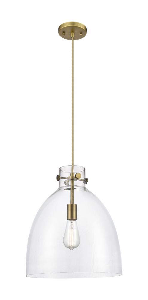 Newton Bell - 1 Light - 14 inch - Champagne Bronze - Cord hung - Pendant