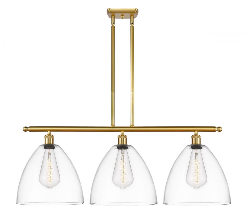Bristol - 3 Light - 39 inch - Satin Gold - Cord hung - Island Light