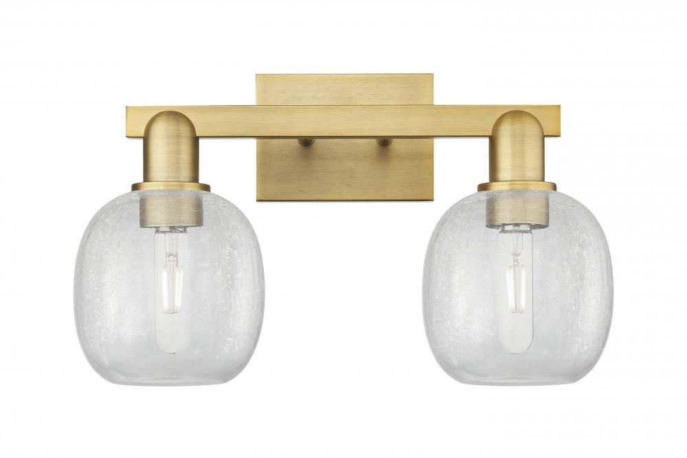 Belfast - 2 Light - 17 inch - Polished Nickel - Bath Vanity Light