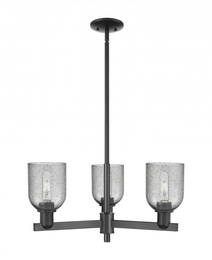 Caledonia - 3 Light - 27 inch - Antique Brass - Stem hung - Flush Mount
