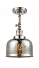 Innovations Lighting 201F-PN-G78 - Bell - 1 Light - 8 inch - Polished Nickel - Adjustable Semi-Flush Mount