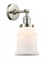 Innovations Lighting 203-PN-G181 - Canton - 1 Light - 7 inch - Polished Nickel - Adjustable Sconce