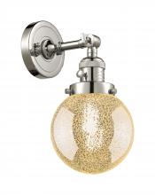 Innovations Lighting 203SW-PN-G208-6 - Beacon - 1 Light - 6 inch - Polished Nickel - Adjustable Sconce