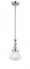 Innovations Lighting 206-PC-G324 - Olean - 1 Light - 7 inch - Polished Chrome - Stem Hung - Adjustable Mini Pendant