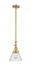 Innovations Lighting 206-SG-G44 - Cone - 1 Light - 8 inch - Satin Gold - Stem Hung - Adjustable Mini Pendant