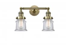 Innovations Lighting 208-AB-G182S-LED - Canton - 2 Light - 17 inch - Antique Brass - Adjustable Bath Vanity Light