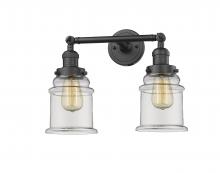Innovations Lighting 208-OB-G182 - Canton - 2 Light - 17 inch - Oil Rubbed Bronze - Adjustable Bath Vanity Light