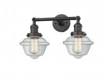 Innovations Lighting 208-OB-G532-LED - Oxford - 2 Light - 17 inch - Oil Rubbed Bronze - Adjustable Bath Vanity Light