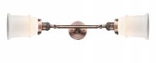 Innovations Lighting 208L-AC-G181 - Canton - 2 Light - 6 inch - Antique Copper - Adjustable Bath Vanity Light