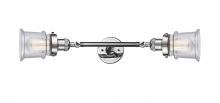 Innovations Lighting 208L-PC-G184S-LED - Canton - 2 Light - 6 inch - Polished Chrome - Adjustable Bath Vanity Light