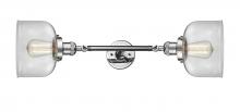 Innovations Lighting 208L-PC-G72 - Bell - 2 Light - 8 inch - Polished Chrome - Adjustable Bath Vanity Light