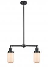 Innovations Lighting 209-OB-G311 - Dover - 2 Light - 21 inch - Oil Rubbed Bronze - Stem Hung - Adjustable Island Light