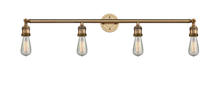 Innovations Lighting 215-BB - Bare Bulb - 4 Light - 42 inch - Brushed Brass - Adjustable Bath Vanity Light