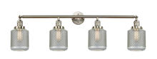 Innovations Lighting 215-SN-G262 - Stanton - 4 Light - 44 inch - Brushed Satin Nickel - Adjustable Bath Vanity Light
