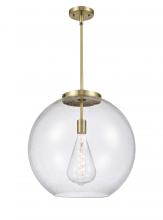 Innovations Lighting 221-1S-AB-G124-18 - Athens - 1 Light - 18 inch - Antique Brass - Cord hung - Pendant