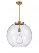 Innovations Lighting 221-1S-BB-G122-18 - Athens - 1 Light - 18 inch - Brushed Brass - Cord hung - Pendant