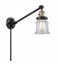 Innovations Lighting 237-BAB-G182S - Canton - 1 Light - 8 inch - Black Antique Brass -Adjustable Swing Arm
