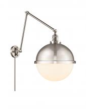 Innovations Lighting 238-SN-HFS-121-SN - Hampden - 1 Light - 13 inch - Brushed Satin Nickel -Adjustable Swing Arm