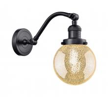 Innovations Lighting 515-1W-BK-G208-6 - Beacon - 1 Light - 6 inch - Matte Black - Adjustable Sconce