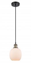 Innovations Lighting 516-1P-BAB-G101 - Belfast - 1 Light - 6 inch - Black Antique Brass - Cord hung - Mini Pendant