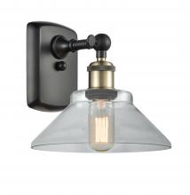 Innovations Lighting 516-1W-BAB-G132 - Orwell - 1 Light - 8 inch - Black Antique Brass - Sconce