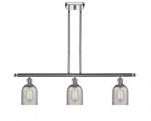 Innovations Lighting 516-3I-PC-G257 - Caledonia - 3 Light - 36 inch - Polished Chrome - Cord hung - Island Light