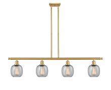 Innovations Lighting 516-4I-SG-G104 - Belfast - 4 Light - 48 inch - Satin Gold - Cord hung - Island Light