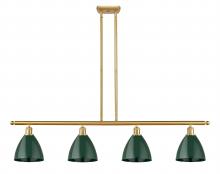 Innovations Lighting 516-4I-SG-MBD-75-GR - Plymouth - 4 Light - 48 inch - Satin Gold - Cord hung - Island Light