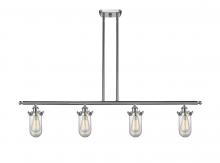 Innovations Lighting 516-4I-SN-232-CL - Kingsbury - 4 Light - 48 inch - Brushed Satin Nickel - Cord hung - Island Light