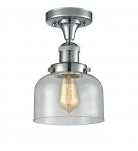 Innovations Lighting 517-1CH-PC-G74-LED - Bell - 1 Light - 8 inch - Polished Chrome - Semi-Flush Mount