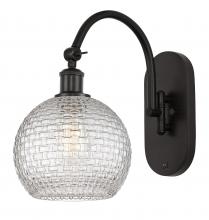 Innovations Lighting 518-1W-OB-G122C-8CL - Athens - 1 Light - 8 inch - Oil Rubbed Bronze - Adjustable Swing Arm