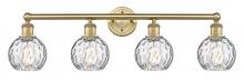 Innovations Lighting 616-4W-BB-G1215-6 - Athens Water Glass - 4 Light - 33 inch - Brushed Brass - Bath Vanity Light