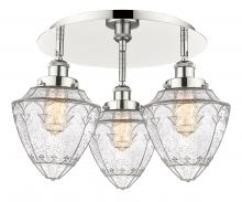 Innovations Lighting 916-3C-PN-G664-7 - Bullet - 3 Light - 18 inch - Polished Nickel - Flush Mount