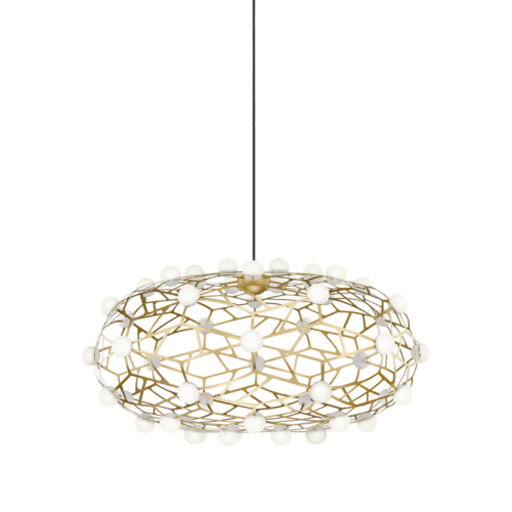 Coral Gold Chandelier