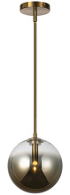 Matteo Lighting C70711AGAG - Averley Aged Gold Brass Pendant