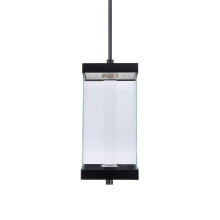 ZEEV Lighting EP11106-LED-12S-MBK - Claro 12" Square Glass Pendant