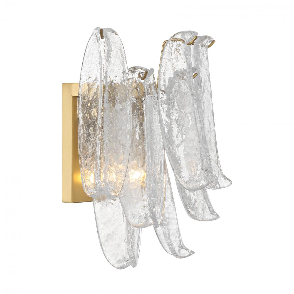 2 LIGHT WALL SCONCE