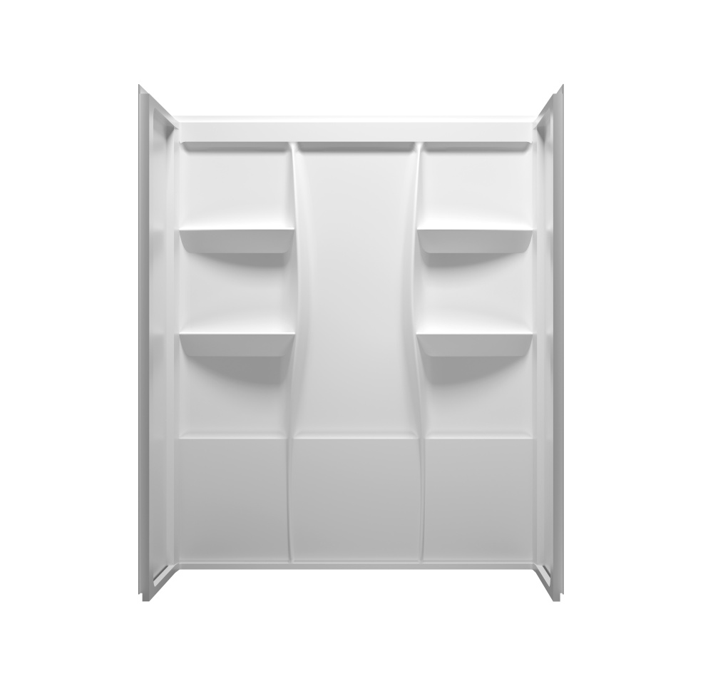Shower Wall 60x32x72 Glossy White